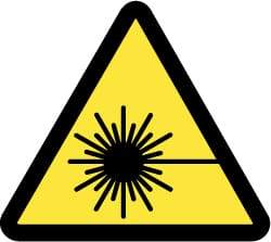 NMC - ISO Label - Black & Yellow, 4" Long x 4" High, Sign Muscle Finish - Apex Tool & Supply