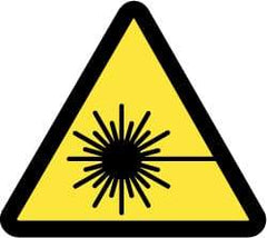 NMC - ISO Label - Black & Yellow, 4" Long x 4" High, Sign Muscle Finish - Apex Tool & Supply
