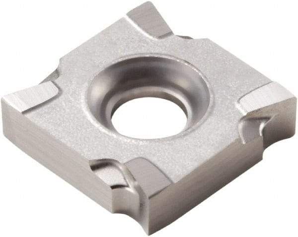 Seco - SNHQ120302 E05 Grade H25 Carbide Milling Insert - Uncoated, 0.127" Thick, 1/2" Inscribed Circle, 0.008" Corner Radius - Apex Tool & Supply