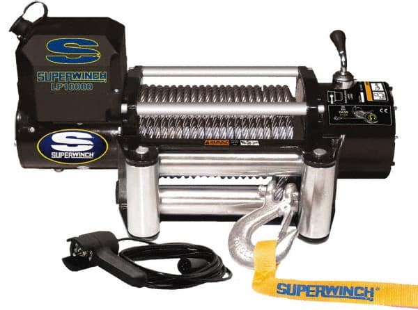Superwinch - 10,000 Lb Capacity, 85' Cable Length, Automotive Heavy-Duty Recovery Winch - Apex Tool & Supply
