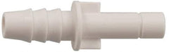 Parker - 3/8 Stem OD x 1/4 Hose Barb, Bio-Sourced Nylon 11 Push-to-Connect Tube to Barb Connector - 190 Max psi, 1/4" Stem Diam, White - Apex Tool & Supply