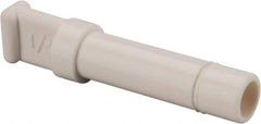 Parker - 1/4" OD, Bio-Sourced Nylon 11 Push-to-Connect Plug - 230 Max psi, White - Apex Tool & Supply