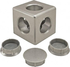 80/20 Inc. - 45mm Wide, Open Shelving Accessory/Component - Aluminum, Lacquered Finish, 45mm Long, Use with 45 Series - Apex Tool & Supply