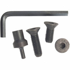 Merit Abrasives - Flap Wheel Adapter - 1/4" Shank Diam, Compatible With 4-8" Diam Flap Wheels - Apex Tool & Supply
