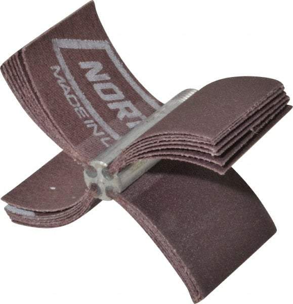 Merit Abrasives - 180 Grit, Coated, Aluminum Oxide Bore Polisher - Very Fine Grade, 16,000 RPM, Polishes Bores with 2-1/8 to 2-1/2" Diam - Apex Tool & Supply