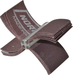 Merit Abrasives - 180 Grit, Coated, Aluminum Oxide Bore Polisher - Very Fine Grade, 16,000 RPM, Polishes Bores with 2-1/8 to 2-1/2" Diam - Apex Tool & Supply