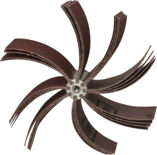 Merit Abrasives - 60 Grit, Coated, Aluminum Oxide Bore Polisher - Medium Grade, 8,000 RPM, Polishes Bores with 5-1/4 to 5-7/8" Diam - Apex Tool & Supply