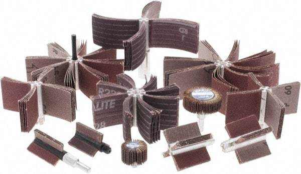 Merit Abrasives - Bore Polisher Test Kit - Polishes Bores with 1 to 5" Diam - Apex Tool & Supply