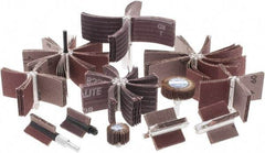 Merit Abrasives - Bore Polisher Test Kit - Polishes Bores with 1 to 5" Diam - Apex Tool & Supply