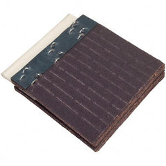 Merit Abrasives - 60 Grit, Scored Surface, Aluminum Oxide Flex Drum Flap Wheel Refill - Medium Grade, 2-3/4" Trim Length x 2" Wide x 1/4" Thick, Resin Bond - Apex Tool & Supply