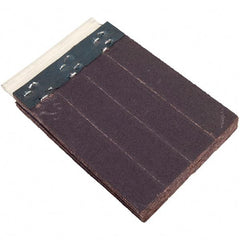 Merit Abrasives - 120 Grit, Slashed Surface, Aluminum Oxide Flex Drum Flap Wheel Refill - Fine Grade, 4" Trim Length x 2" Wide x 1/2" Thick, Resin Bond - Apex Tool & Supply