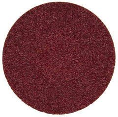 Merit Abrasives - 1-1/2" Disc Diam, 100 Grit, Zirconia Alumina Quick Change Disc - Type R Attaching System, Coated, Blue, Fine Grade, 30,000 RPM - Apex Tool & Supply