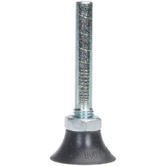 Merit Abrasives - 2" Diam Quick-Change Type P Disc Backing Pad - 1/4" Shank Diam, Soft Density, 30,000 RPM, Power-Lock Type 1 Compatible - Apex Tool & Supply