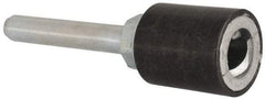Merit Abrasives - 3/4" Diam Quick-Change Type R Disc Backing Pad - 1/4" Shank Diam, Medium Density, 40,000 RPM, Power-Lock Type 3 Compatible - Apex Tool & Supply