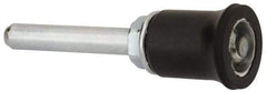 Merit Abrasives - 3/4" Diam Quick-Change Disc Backing Pad - 1/4" Shank Diam, 40,000 RPM, Power-Lock Type 2 Compatible - Apex Tool & Supply