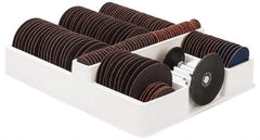 Merit Abrasives - 1, 2, 3" Disc Diam, Abrasive Disc Kit - Coated, Zirconia Alumina - Apex Tool & Supply