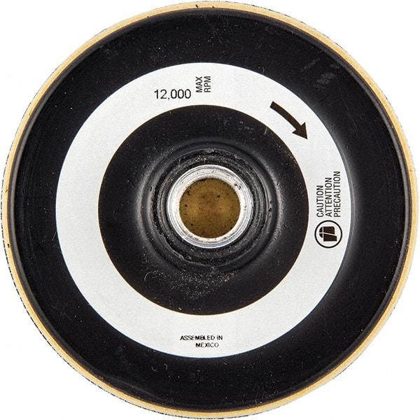 Merit Abrasives - 4" Diam Hook & Loop Disc Backing Pad - 13,000 RPM - Apex Tool & Supply