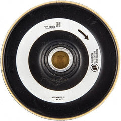 Merit Abrasives - 4" Diam Hook & Loop Disc Backing Pad - 13,000 RPM - Apex Tool & Supply