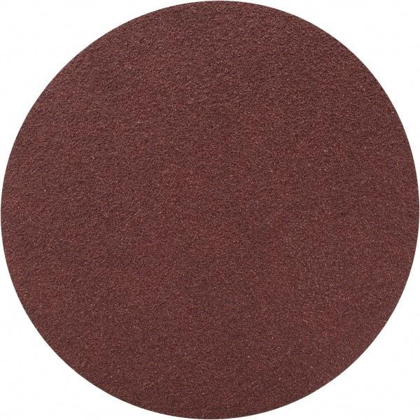 Merit Abrasives - 3" Diam, 100 Grit Aluminum Oxide Adhesive PSA Disc - Medium Grade, Black, Cloth Backing, Flexible - Apex Tool & Supply