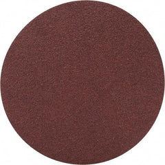 Merit Abrasives - 3" Diam, 100 Grit Aluminum Oxide Adhesive PSA Disc - Medium Grade, Black, Cloth Backing, Flexible - Apex Tool & Supply