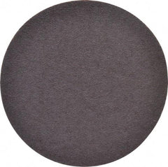Merit Abrasives - 4" Diam, 60 Grit Aluminum Oxide Adhesive PSA Disc - Coarse Grade, Black, Cloth Backing, Flexible - Apex Tool & Supply