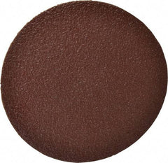 Merit Abrasives - 5" Diam, 36 Grit Aluminum Oxide Adhesive PSA Disc - Very Coarse, Black, Cloth Backing, Flexible - Apex Tool & Supply