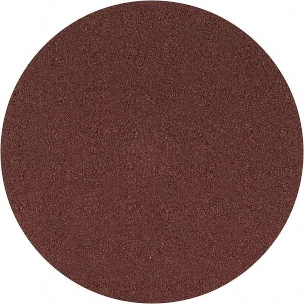 Merit Abrasives - 5" Diam, 100 Grit Aluminum Oxide Adhesive PSA Disc - Medium Grade, Black, Cloth Backing, Flexible - Apex Tool & Supply