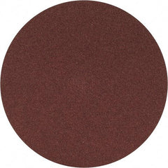 Merit Abrasives - 5" Diam, 100 Grit Aluminum Oxide Adhesive PSA Disc - Medium Grade, Black, Cloth Backing, Flexible - Apex Tool & Supply
