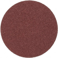 Merit Abrasives - 6" Diam, 36 Grit Aluminum Oxide Adhesive PSA Disc - Very Coarse, Black, Cloth Backing, Flexible - Apex Tool & Supply