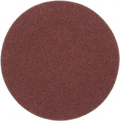Merit Abrasives - 6" Diam, 40 Grit Aluminum Oxide Adhesive PSA Disc - Very Coarse, Black, Cloth Backing, Flexible - Apex Tool & Supply