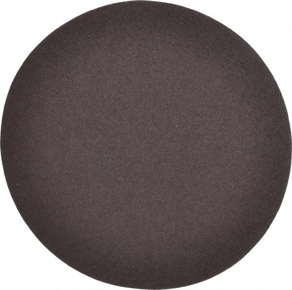 Merit Abrasives - 6" Diam, 80 Grit Aluminum Oxide Adhesive PSA Disc - Coarse Grade, Black, Cloth Backing, Flexible - Apex Tool & Supply
