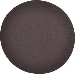 Merit Abrasives - 6" Diam, 80 Grit Aluminum Oxide Adhesive PSA Disc - Coarse Grade, Black, Cloth Backing, Flexible - Apex Tool & Supply