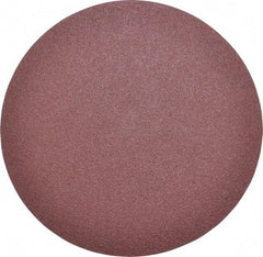 Merit Abrasives - 6" Diam, 120 Grit Aluminum Oxide Adhesive PSA Disc - Medium Grade, Black, Cloth Backing, Flexible - Apex Tool & Supply