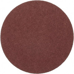 Merit Abrasives - 8" Diam, 36 Grit Aluminum Oxide Adhesive PSA Disc - Very Coarse, Black, Cloth Backing, Flexible - Apex Tool & Supply