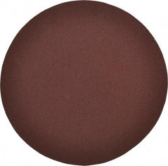Merit Abrasives - 8" Diam, 100 Grit Aluminum Oxide Adhesive PSA Disc - Medium Grade, Black, Cloth Backing, Flexible - Apex Tool & Supply