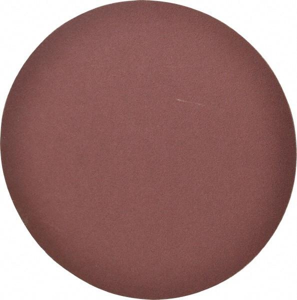 Merit Abrasives - 8" Diam, 120 Grit Aluminum Oxide Adhesive PSA Disc - Medium Grade, Black, Cloth Backing, Flexible - Apex Tool & Supply