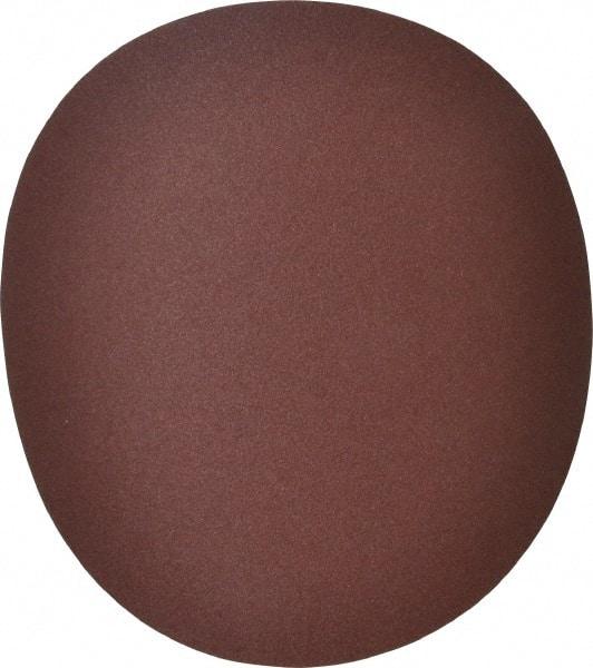 Merit Abrasives - 9" Diam, 80 Grit Aluminum Oxide Adhesive PSA Disc - Coarse Grade, Black, Cloth Backing, Flexible - Apex Tool & Supply