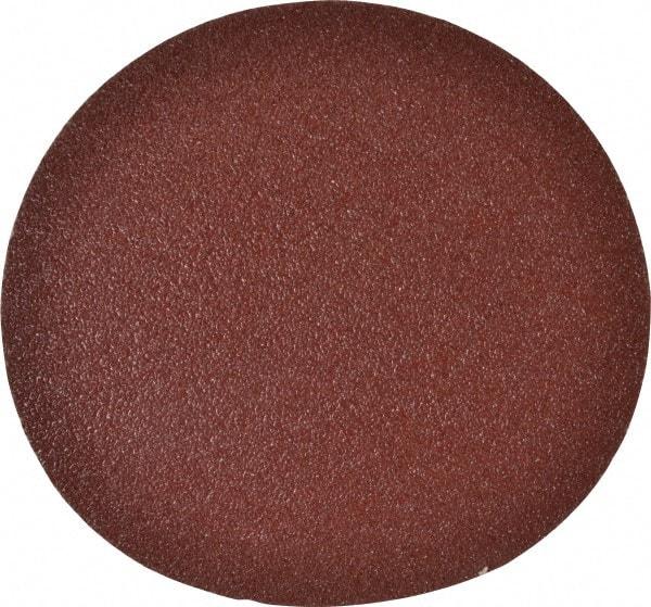 Merit Abrasives - 12" Diam, 24 Grit Aluminum Oxide Adhesive PSA Disc - Very Coarse, Black, Cloth Backing, Flexible - Apex Tool & Supply