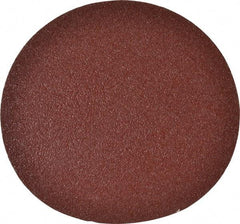Merit Abrasives - 12" Diam, 24 Grit Aluminum Oxide Adhesive PSA Disc - Very Coarse, Black, Cloth Backing, Flexible - Apex Tool & Supply