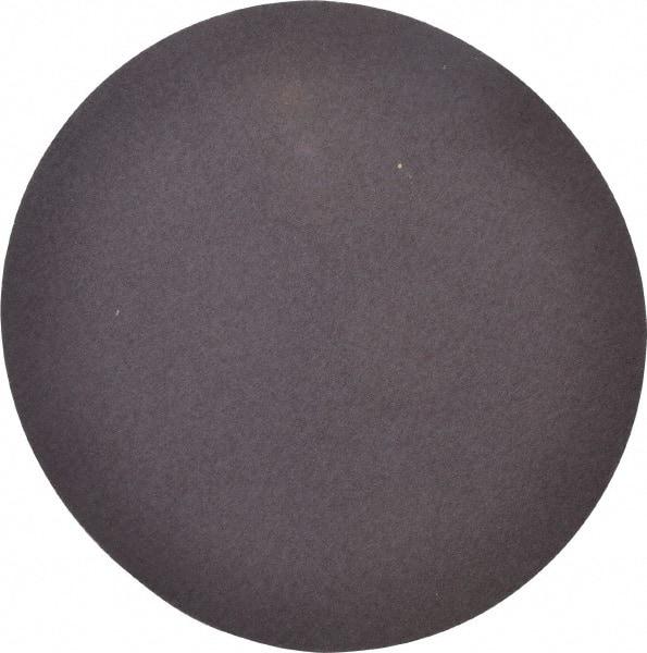 Merit Abrasives - 12" Diam, 50 Grit Aluminum Oxide Adhesive PSA Disc - Coarse Grade, Black, Cloth Backing, Flexible, Use with Stationary Disc Sanders - Apex Tool & Supply