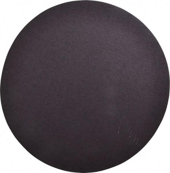 Merit Abrasives - 12" Diam, 60 Grit Aluminum Oxide Adhesive PSA Disc - Coarse Grade, Black, Cloth Backing, Flexible, Use with Stationary Disc Sanders - Apex Tool & Supply