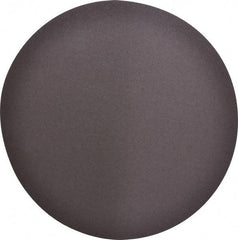 Merit Abrasives - 12" Diam, 80 Grit Aluminum Oxide Adhesive PSA Disc - Coarse Grade, Black, Cloth Backing, Flexible, Use with Stationary Disc Sanders - Apex Tool & Supply
