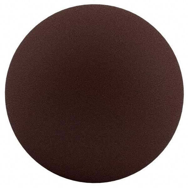Merit Abrasives - 12" Diam, 150 Grit Aluminum Oxide Adhesive PSA Disc - Medium Grade, Black, Cloth Backing, Flexible, Use with Stationary Disc Sanders - Apex Tool & Supply