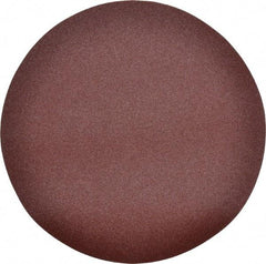 Merit Abrasives - 12" Diam, 180 Grit Aluminum Oxide Adhesive PSA Disc - Fine Grade, Black, Cloth Backing, Flexible, Use with Stationary Disc Sanders - Apex Tool & Supply