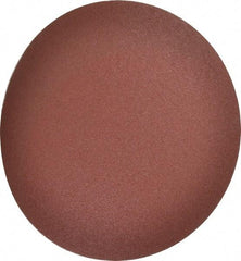 Merit Abrasives - 15" Diam, 36 Grit Aluminum Oxide Adhesive PSA Disc - Very Coarse, Black, Cloth Backing, Flexible - Apex Tool & Supply