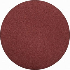 Merit Abrasives - 15" Diam, 50 Grit Aluminum Oxide Adhesive PSA Disc - Coarse Grade, Black, Cloth Backing, Flexible, Use with Stationary Disc Sanders - Apex Tool & Supply