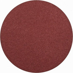 Merit Abrasives - 16" Diam, 40 Grit Aluminum Oxide Adhesive PSA Disc - Very Coarse, Black, Cloth Backing, Flexible - Apex Tool & Supply