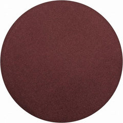 Merit Abrasives - 16" Diam, 120 Grit Aluminum Oxide Adhesive PSA Disc - Medium Grade, Black, Cloth Backing, Flexible, Use with Stationary Disc Sanders - Apex Tool & Supply