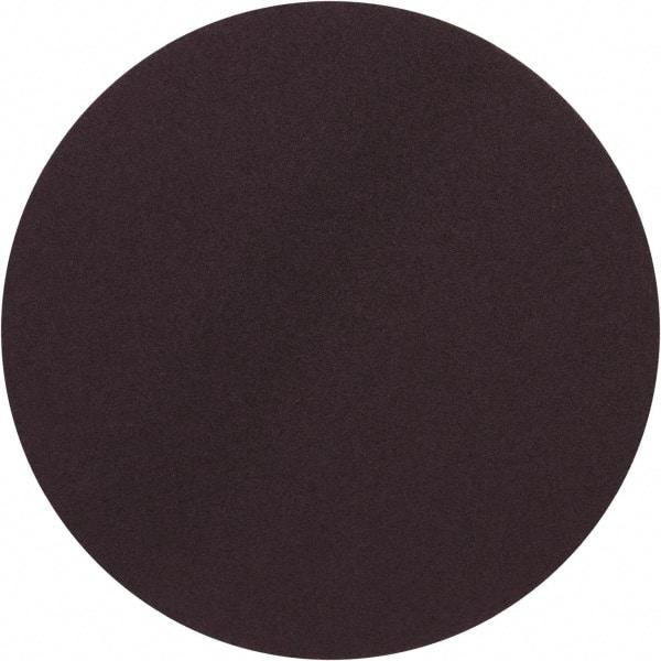 Merit Abrasives - 20" Diam, 36 Grit Aluminum Oxide Adhesive PSA Disc - Very Coarse, Black, Cloth Backing, Flexible - Apex Tool & Supply