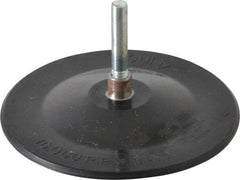 Merit Abrasives - 4" Diam Adhesive/PSA Disc Backing Pad - 1/4" Shank Diam, 6,000 RPM - Apex Tool & Supply